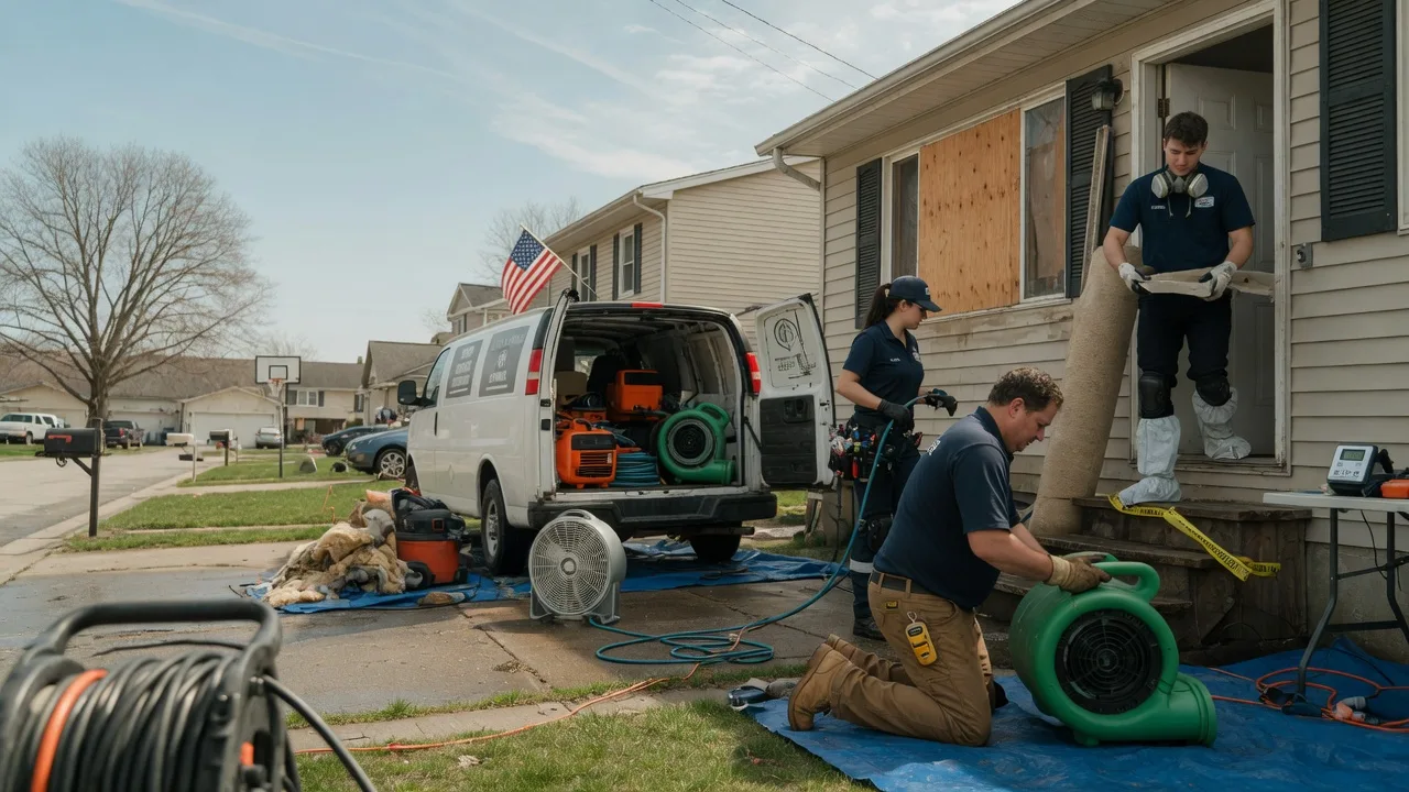 Water Damage Restoration in Forest, IN near me